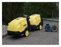 Urządzenia czyszczące na gorącą wodę mycie dachu